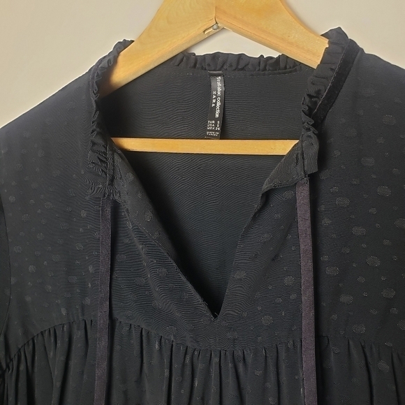 Zara Trafaluc Collection Peasant Blouse size Small - Picture 6 of 9